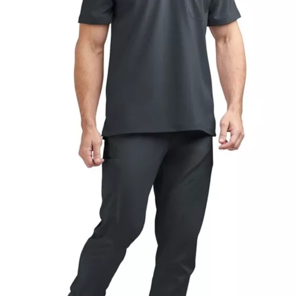 Men's Black Scrub Set